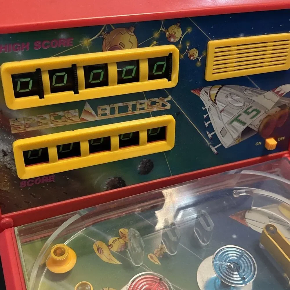 Vintage Radio Shack Space Attack Pinball - Sound, Controllers Works (no Score)